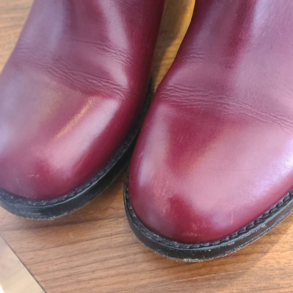 Marc Jacobs Tall Burgundy Boot - Picture 3 of 5
